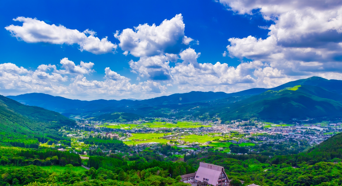 湯布院と共に55 年湯布院の風景